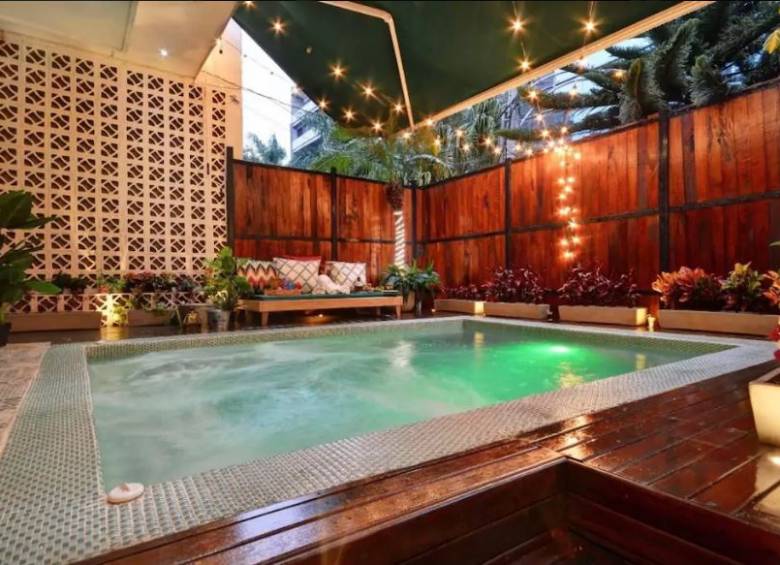 Este es uno de los alojamientos que ofrece Airbnb en El Poblado. FOTO AIRBNB