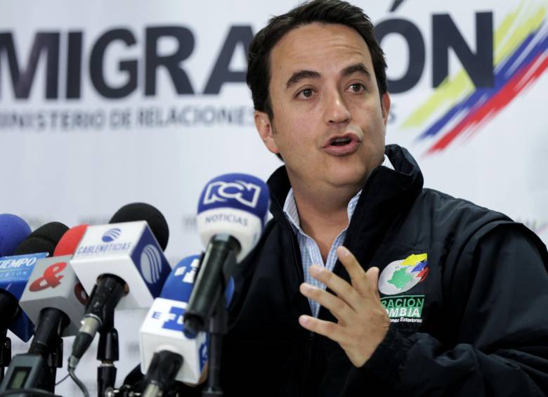 Christian Krüger Sarmiento, director general de Migración Colombia. Foto: Colprensa