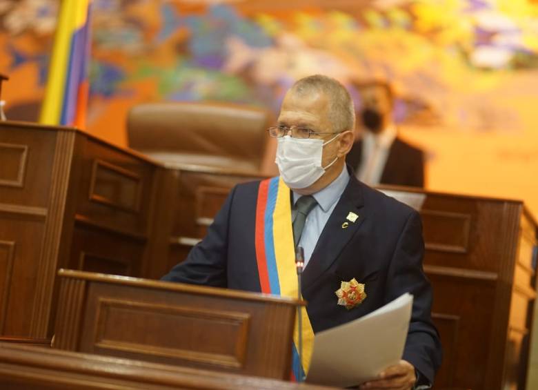 Políticamente, el representante Germán Blanco está solo dentro del Partido Conservador. Además no tiene concejal en Medellín ni diputado en la Asamblea. FOTO colprensa