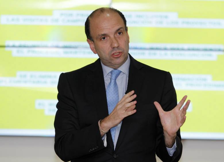 El ministro de Ambiente y Desarrollo Sostenible, Gabriel Vallejo. FOTO COLPRENSA