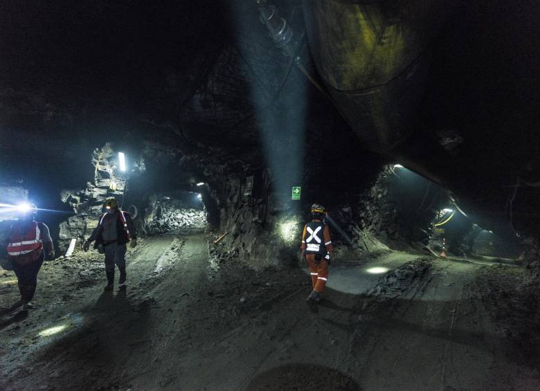 Avance de las excavaciones en el proyecto minero de Buriticá. FOTO Cortesía Continental Gold