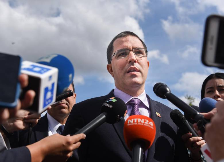 Jorge Arreaza, ministro venezolano de Relaciones Exteriores. FOTO Efe