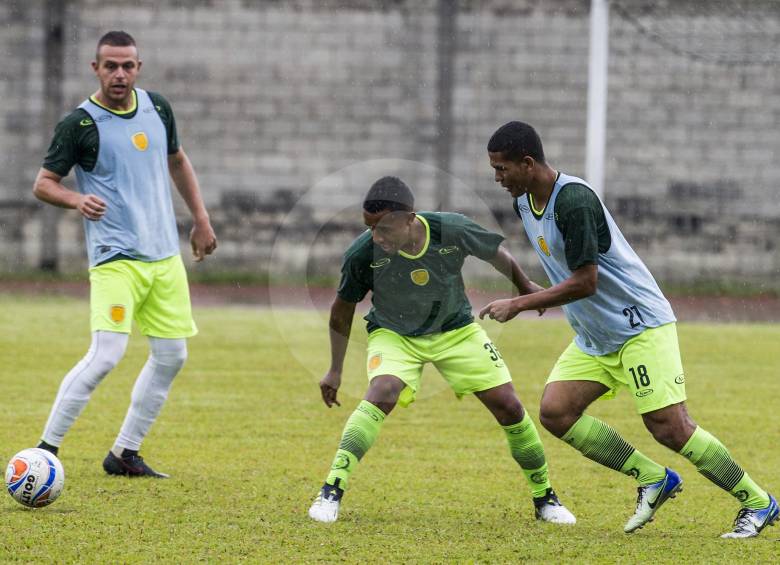 Leones dejó atrás la derrota con América y pretende conseguir hoy su primera victoria de la Liga Águila-2. FOTO jaime pérez