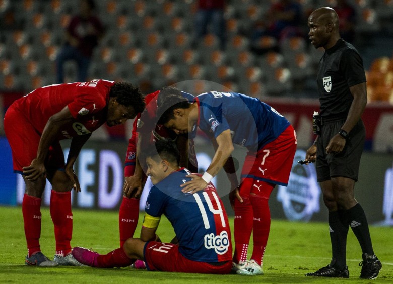 Cano, que salió con molestias a los 25 minutos en el juego contra Pasto, disputará su cuarta final con Medellín. Las tres anteriores por Liga (12-2, 14-2 y 18-2) fueron fallidas. FOTO julio herrera