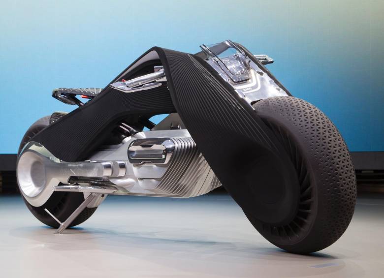 El cuadro está inspirado en la R 32 de 1923, la primera motocicleta de BMW. FOTO AFP