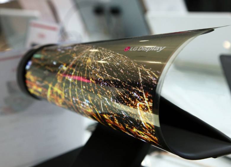 Aún se desconoce si la pantalla plegable que ha estado desarrollando desde el año pasado LG se comercializará. FOTO cortesía