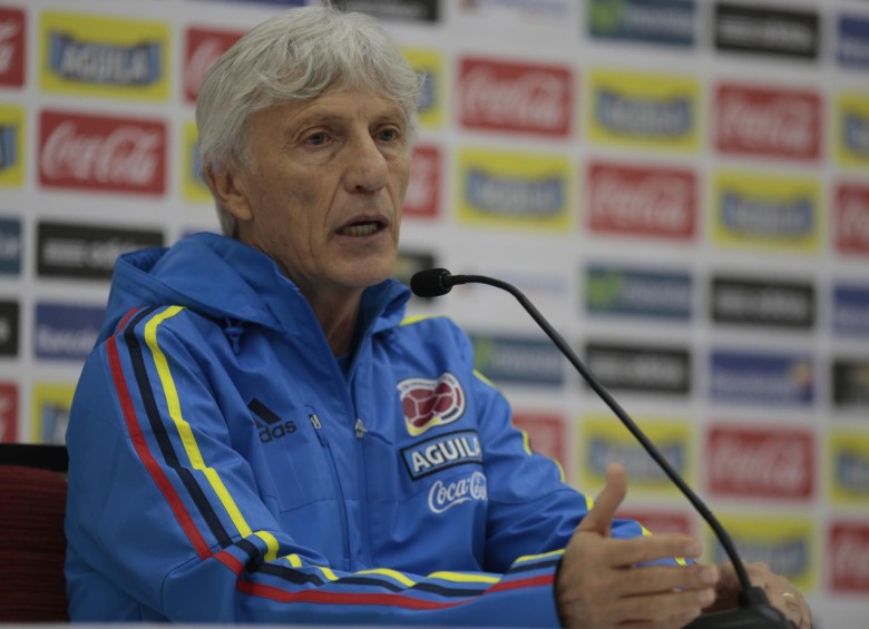 Pékerman entregó la lista de 26 jugadores entre los cuales hay varias novedades como Stefan Medina, Luis Quiñones y Dayro Moreno. FOTO COLPRENSA