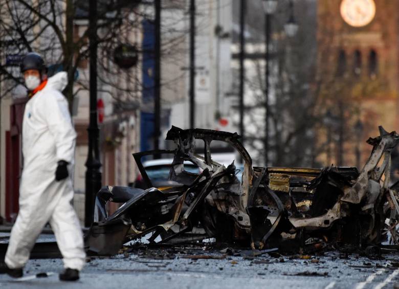 Ninguna persona falleció ni resultó herida tras la explosión. Foto: Reuters - Clodagh Kilcoyne. 