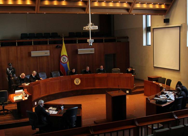 Las actas de las sesiones, que dan cuenta de lo que pasaba en el desarrollo de cada reunión, de las peleas internas y los rifirrafes entre los máximos juristas, muestran que la situación adentro se había vuelto insostenible. FOTO COLPRENSA
