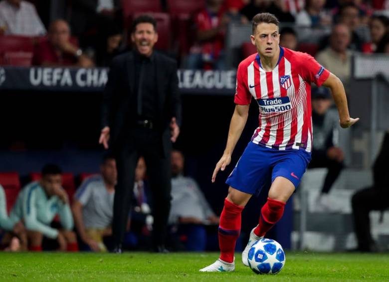 El jugador antioqueño no ha sido convocados los últimos cinco partidos del Atlético por decisión técnica. FOTO TOMADA DE TWITTER @Atleti