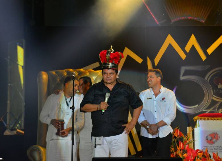 Álvaro De Jesús López se coronó Rey de Reyes del Festival de la Leyenda Vallenata. Con 58 años es el cuarto que obtiene este galardón en la historia de esta tradición. FOTO colprensa