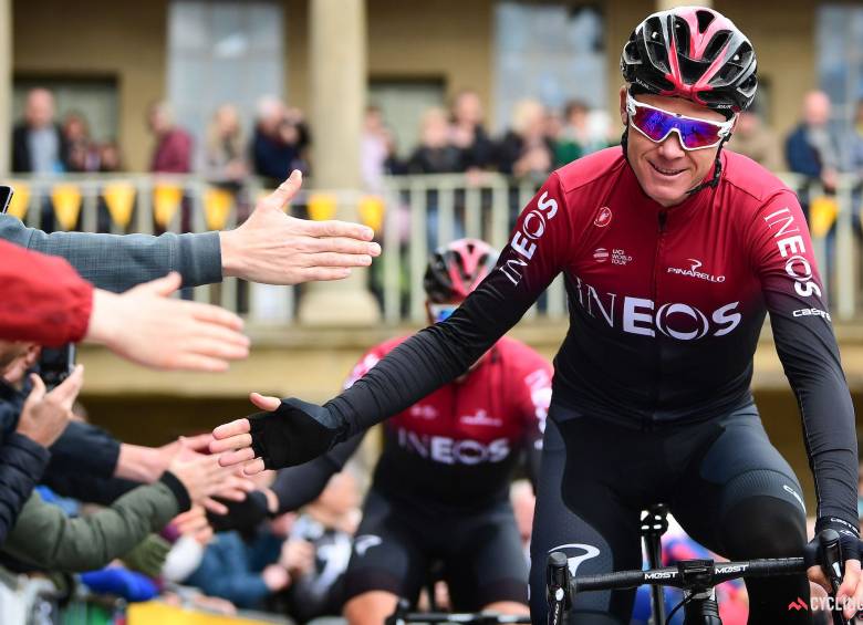 Chris Froome expresó de nuevo el cariño por Colombia. FOTO AFP