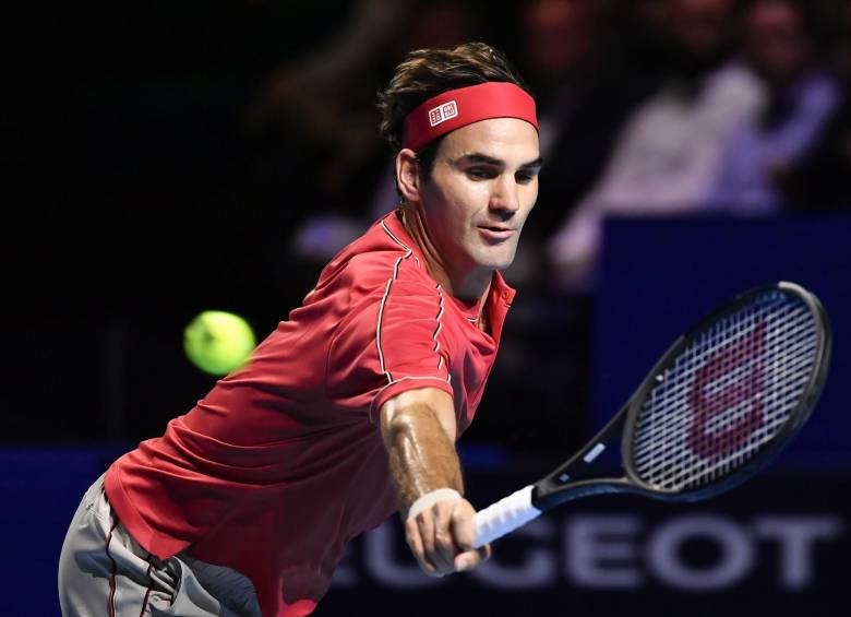 Roger Federer juega en casa en procura de su décimo título allí. Es el tenista más ganador en Basilea. FOTO Afp