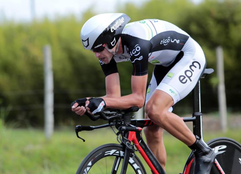 El pedalista Rendón se muestra fuerte para lograr su primera conquista ciclística. FOTO cortesía