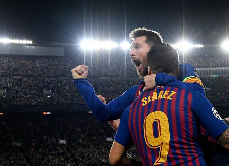 Lionel Messi y Luis Suárez se encargaron de darle la tranquilidad al Barcelona para llegar al partido de vuelta con una ventaja muy significativa de 3-0. Tarea difícil para Liverpool. FOTO AFP