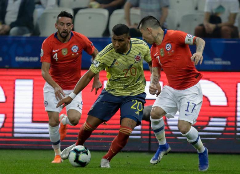 Róger Martínez ya enfrentó a Chile en la Copa América. Dijo en México que está feliz con el nuevo llamado. FOTO colprensa