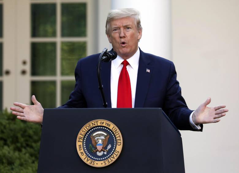 Presidente de Estados Unidos Donald Trump. FOTO: EFE
