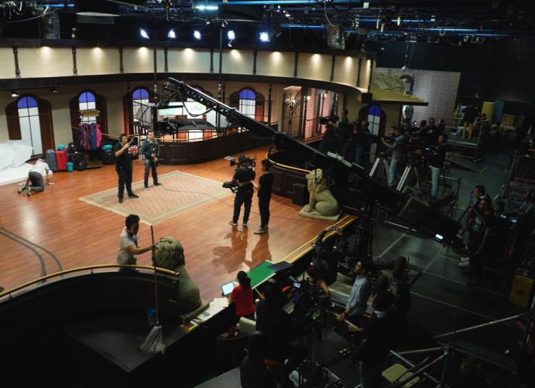 Se iniciaron las grabaciones en Bogotá de la tercera temporada del programa del canal Sony, ‘Shark Tank: Negociando con tiburores’. FOTO: Colprensa