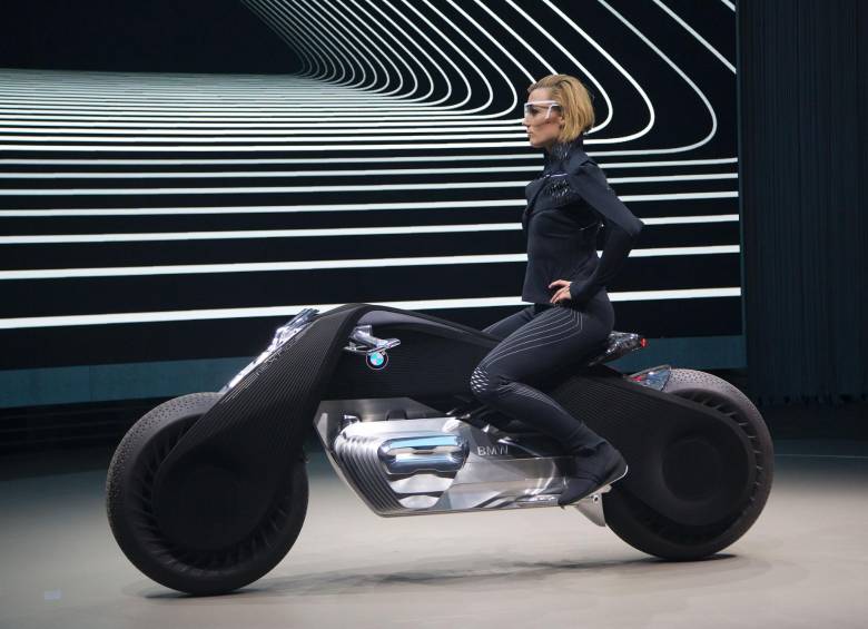 La moto es estable por si sola. FOTO AFP