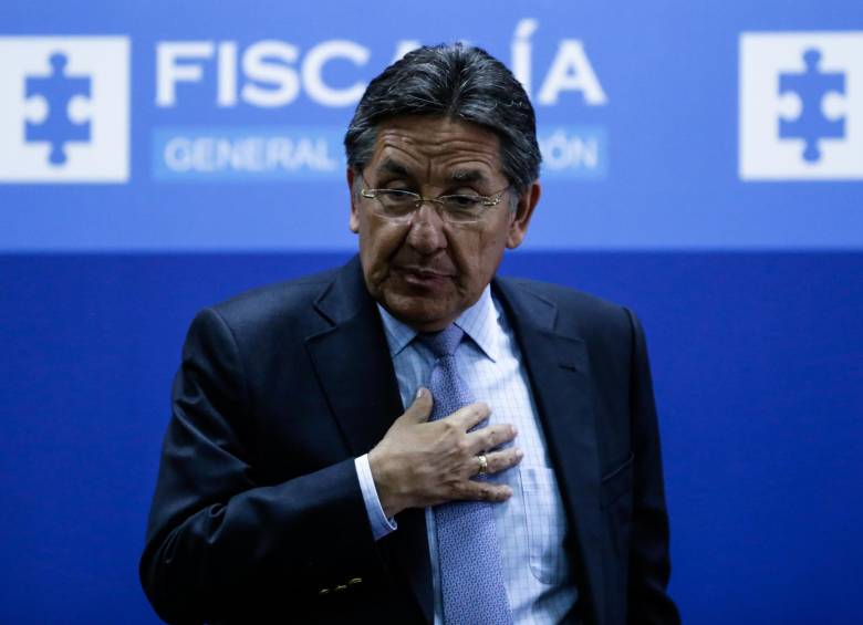 El aún fiscal Martínez espera que la Sala Plena de la Corte Suprema de Justicia le acepte su renuncia el martes. FOTO COLPRENSA