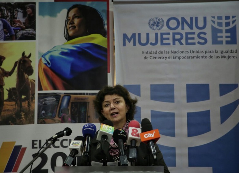 La participación de la mujer en la política es clave para la paz y el desarrollo de Colombia, dijo la representante de ONU Mujeres en el país, Ana Güezmes, con motivo del Día Internacional de la Democracia que se celebra este domingo. Foto: Colprensa