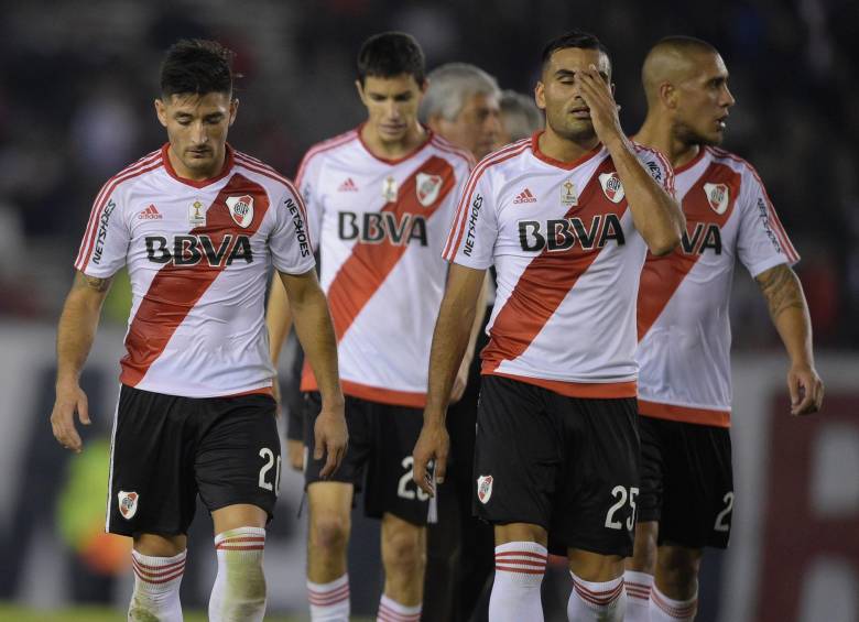 River, actual campeón quedó eliminado del torneo. FOTO AFP