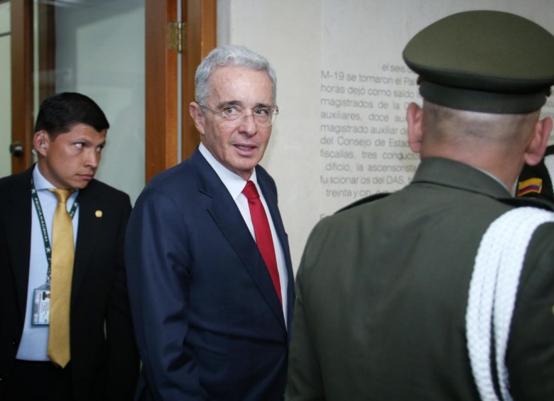 El expresidente y senador Álvaro Uribe. FOTO Colprensa
