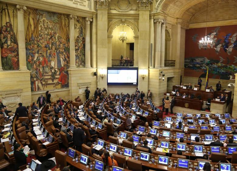 La Cámara de Representantes aprobó el proyecto en último debate. FOTO Colprensa