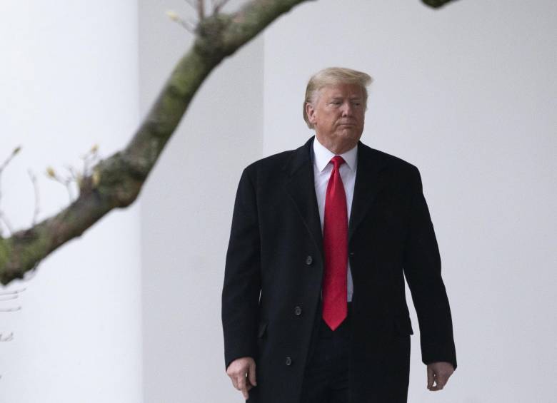 El presidente Donald Trump presentó hoy su propuesta de presupuesto para 2021. FOTO EFE
