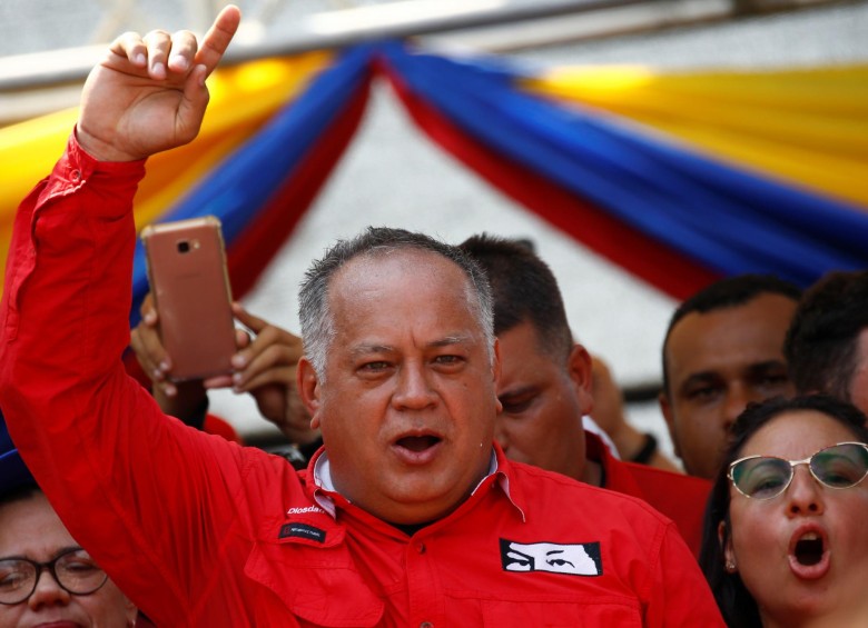 Diosdado Cabello, presidente de la Asamblea Nacional Constituyente de Venezuela (organismo de reconocido en el ámbito internacional). FOTO: REUTERS