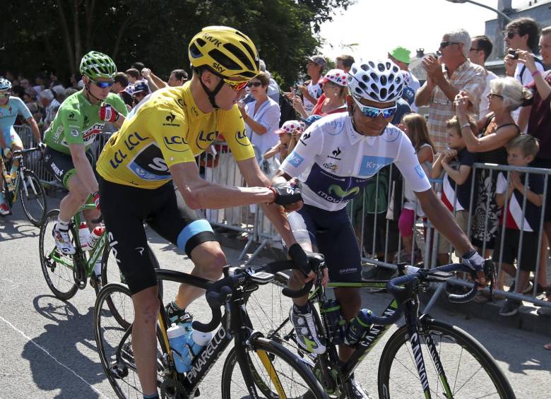 Nairo y Froome se respetaron ayer; hoy se espera el ataque del colombiano en la prueba que domina el británico. FOTO REUTERS