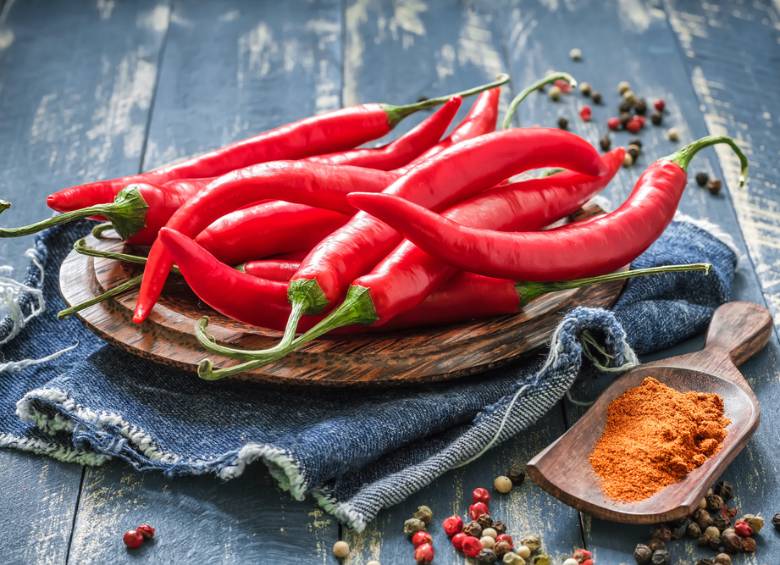 El ají le aporta sabor a salsas, encurtidos y platos principales. Foto: Shutterstock.