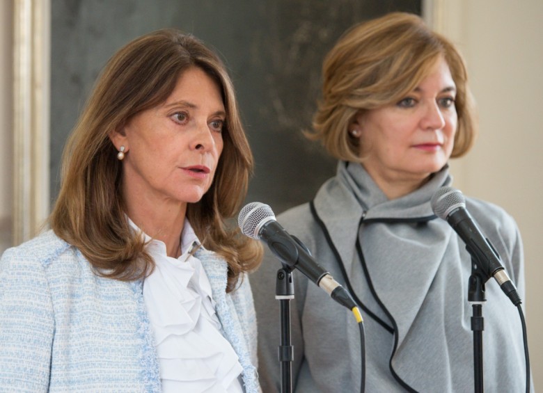 La vicepresidenta, Martha Lucía Ramírez, participa en la Conversación Nacional. FOTO Colprensa
