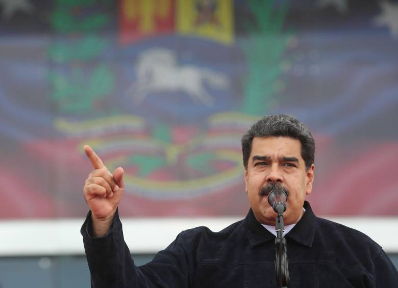 Nicolás Maduro, presidente de Venezuela, a su regreso el viernes de la Asamblea General de Naciones Unidas. FOTO: EFE