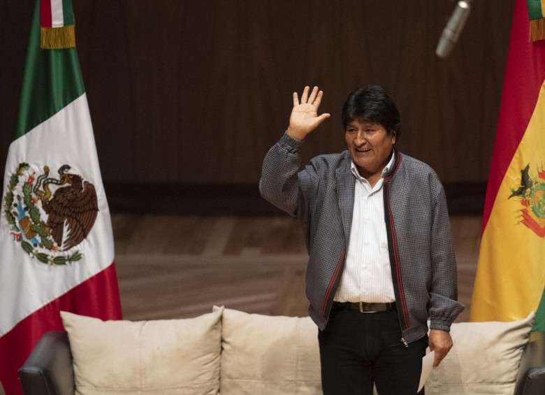 Evo Morales estuvo un mes asilado en México. FOTO: AFP