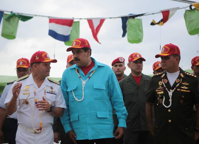 El presidente Nicolás Maduro aseguró este martes que Venezuela vive una de las peores “amenazas” y “agresiones”. FOTO REUTERS