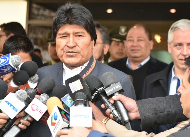 En declaraciones a la prensa boliviana, Morales se mostró ante la opinión pública de su país como un mandatario que no tiene contemplaciones frente a casos de corrupción. FOTO efe