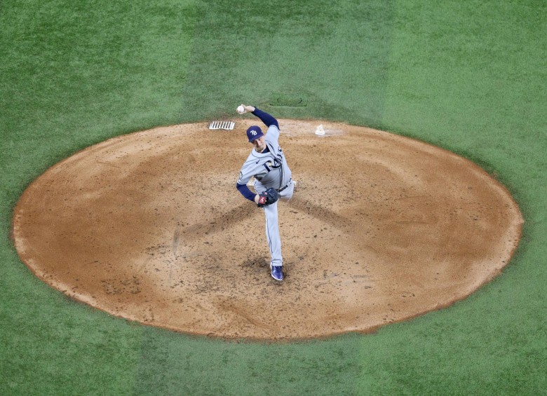 Blake Snell controló la artillería de los Dodgers en el segundo duelo de la Serie Mundial y se acreditó la victoria. Foto Getty