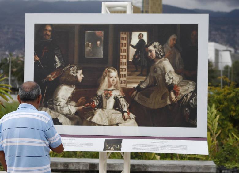Detalle a Las Meninas, de Diego Velázquez. Foto Edwin Bustamante