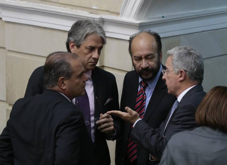 La mayoría de los miembros de la bancada del Centro Democrático se inclinan por la opción del No. FOTO colprensa