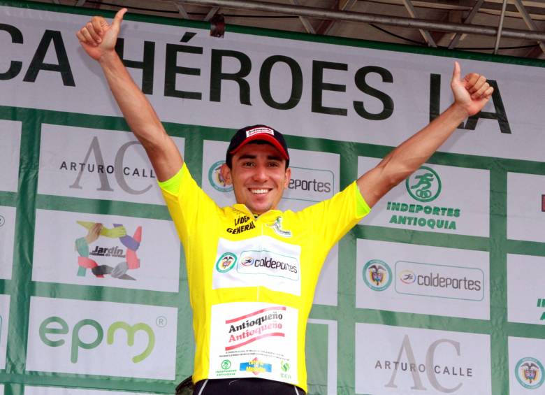 Wilson Cardona, del Orgullo Antioqueño, también fue el mejor entre los sub-23 y la combinada. FOTO CORTESÍA FABIO CÁRDENAS