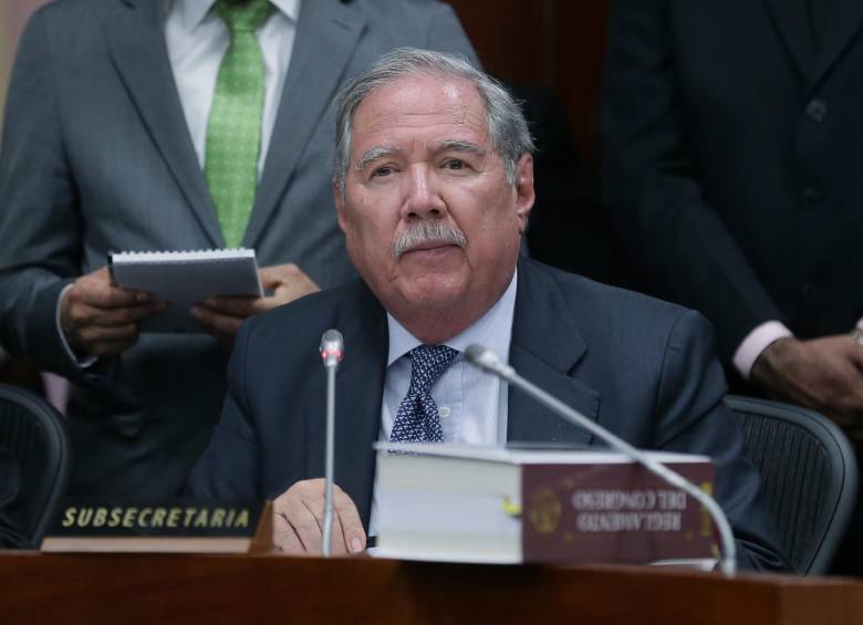 Guillermo Botero, ministro de Defensa. FOTO COLPRENSA