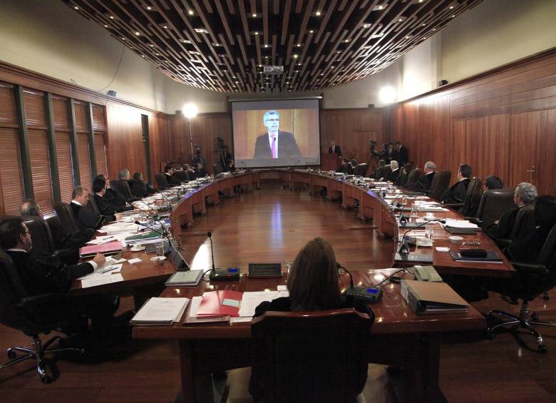 Audiencia Corte Suprema de Justicia. FOTO: COLPRENSA