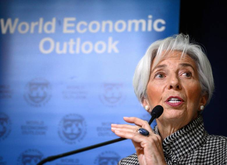 Christine Legarde, presidente del FMI, presentó un avance de sus perspectivas para 2019. Foto: AFP