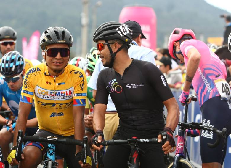 Darwin Atapuma ya suma dos carreras en el presente año. El Puma, como es apodado, terminó 27° en el Nacional de ruta en Boyacá y 45° en el Tour Colombia que finalizó en Bogotá. FOTO CORTESÍA