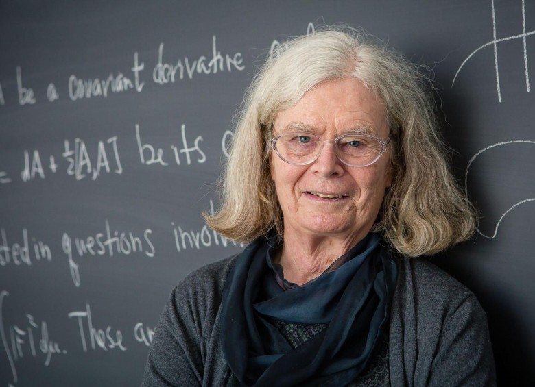 Imagen de la profesora Karen Uhlenbec, ganadora del premio Abel de matemáticas. FOTO AFP