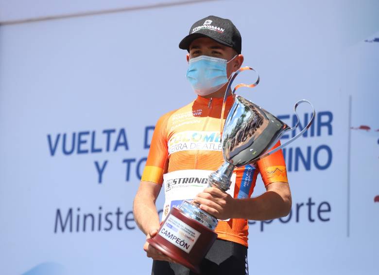 Con el triunfo de Johan, Antioquia suma 18 títulos en la Vuelta. FOTOs CORTESÍA FEDECICLISMO