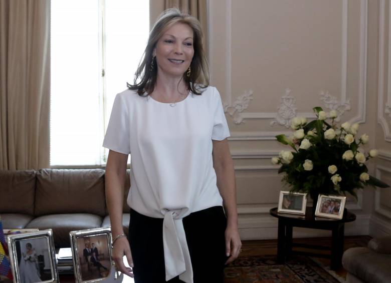 La primera dama de la nación, María Clemencia Rodríguez de Santos. Foto: Colprensa. 