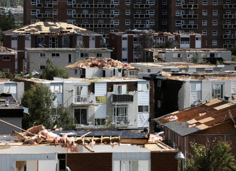 El área más afectada fue el municipio de Gatineau, al norte de la capital. FOTO REUTERS