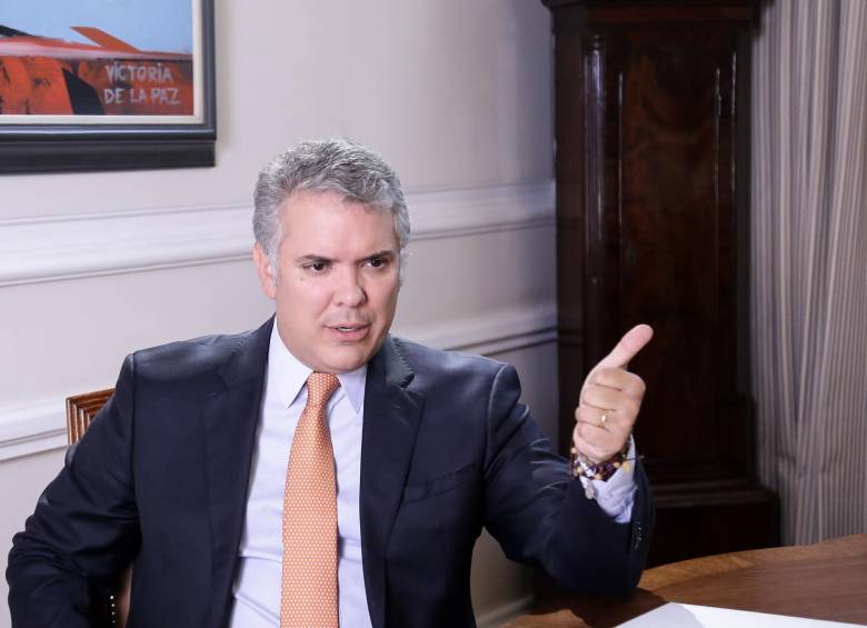 El mandatario sostiene que al llegar a la Presidencia encontró un abandono del Gobierno con las regiones. “No había contacto con el ciudadano”, asegura. FOTO: COLPRENSA.